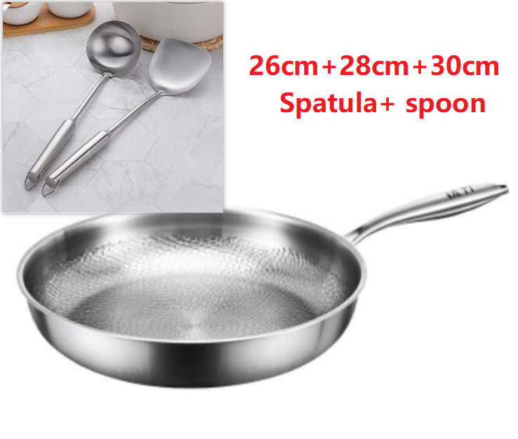 Pure Titanium Frying Pan Non-coated Non-stick Pan