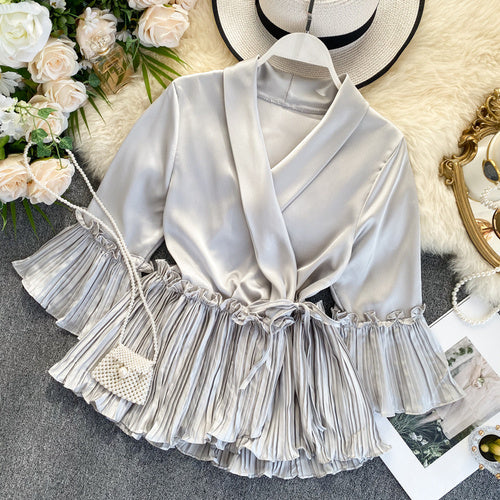 Female Swallowtail Flare Sleeve Shirt