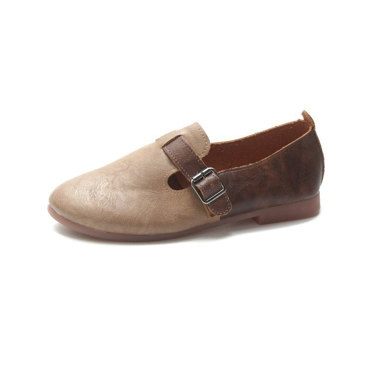 Retro Flat Student Shoes Single Shoes Fairy Mary Jane Shoes Spring And Autumn