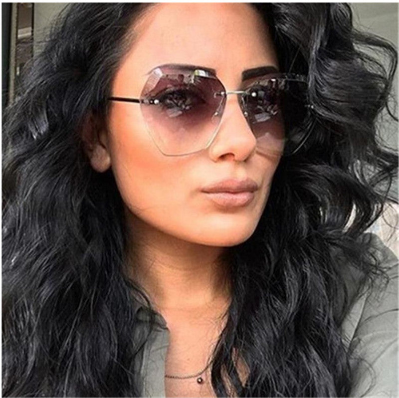 Ocean Piece Sunglasses European And American Trend Glasses Cut-edge Sunglasses