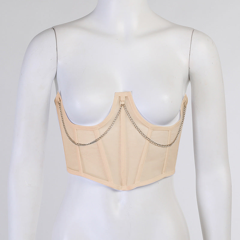 Women'S Chain Support Chest Corset