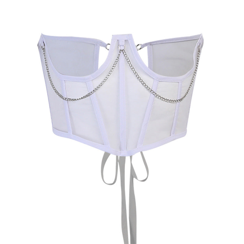 Women'S Chain Support Chest Corset