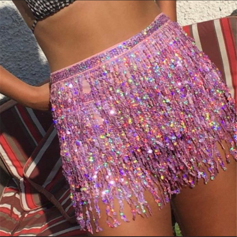 Beaded Fringe skirt