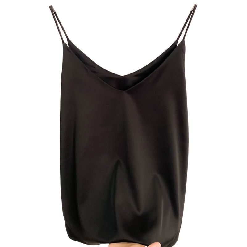 Summer Vest Silk V-neck Sleeveless