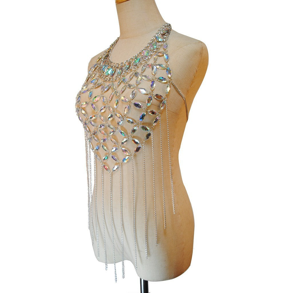 Fashion Acrylic Bra Body Chain