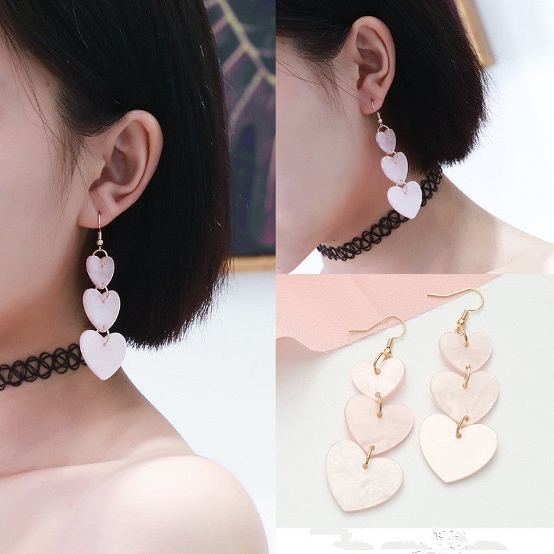 Simple and versatile long earrings women