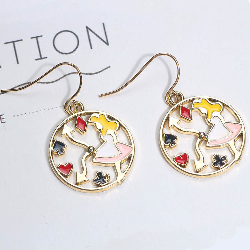 Simple and versatile long earrings women
