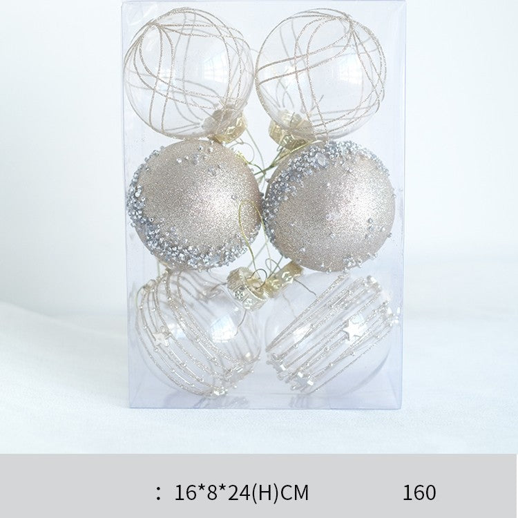 Dreamy Champagne Color Gold Retro Coffee Christmas Ball