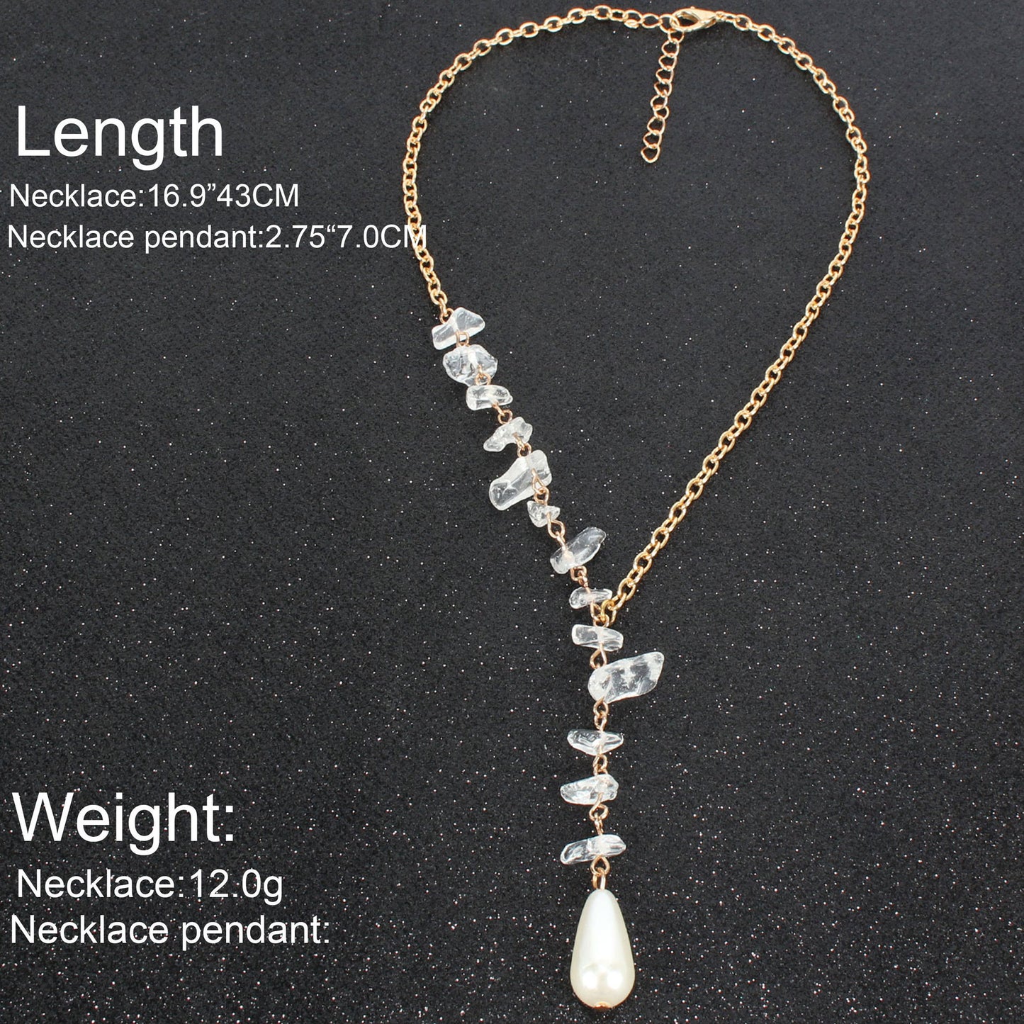 Pearl Water Drop Pendant Necklace