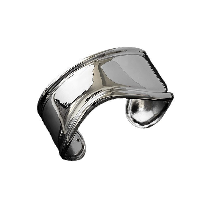 Korean Niche Design Wide Open Irregular Bracelet