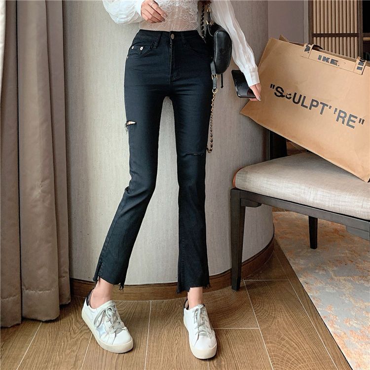 Women's New Butterfly Print High Waist Loose Jeans