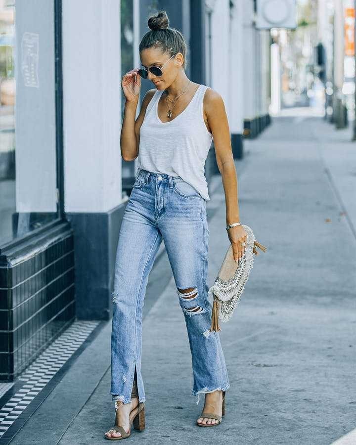 Spring And Summer Leisure Fashion Street Washed Jeans