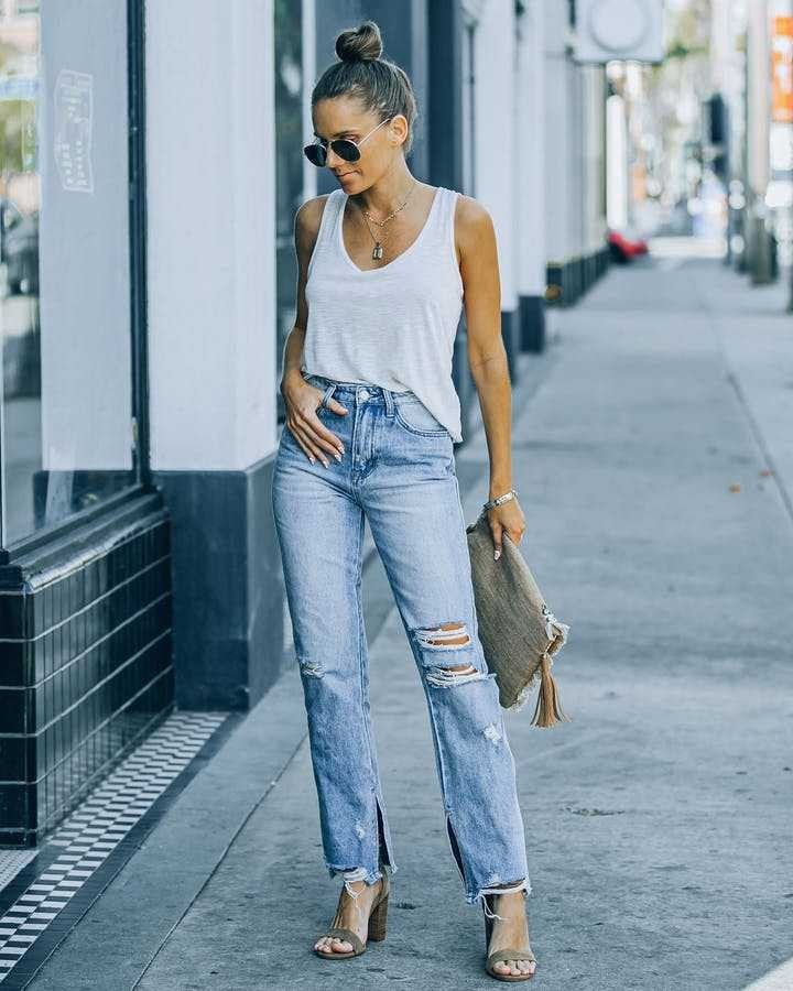 Spring And Summer Leisure Fashion Street Washed Jeans
