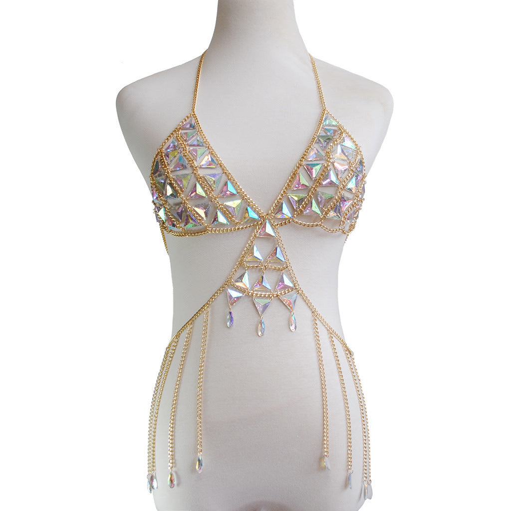 Fashion Acrylic Bra Body Chain