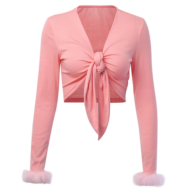 Bow knit vest