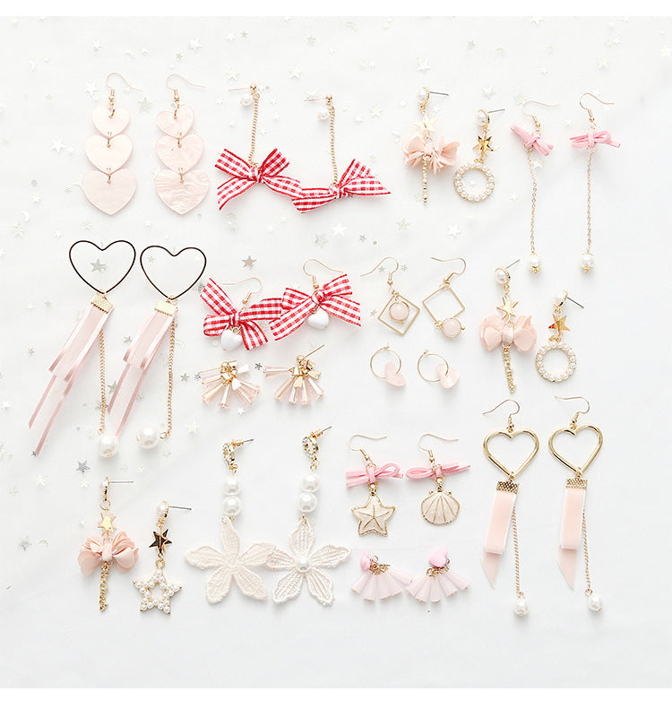 Simple and versatile long earrings women
