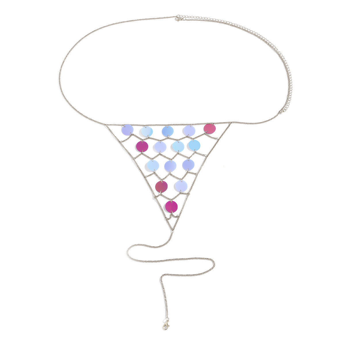 Ins Style Color Sequined Bra Body Chain