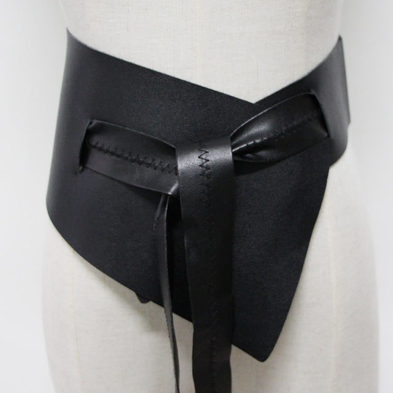 Women's Fashion Irregular Bow Bandage Waist Seal