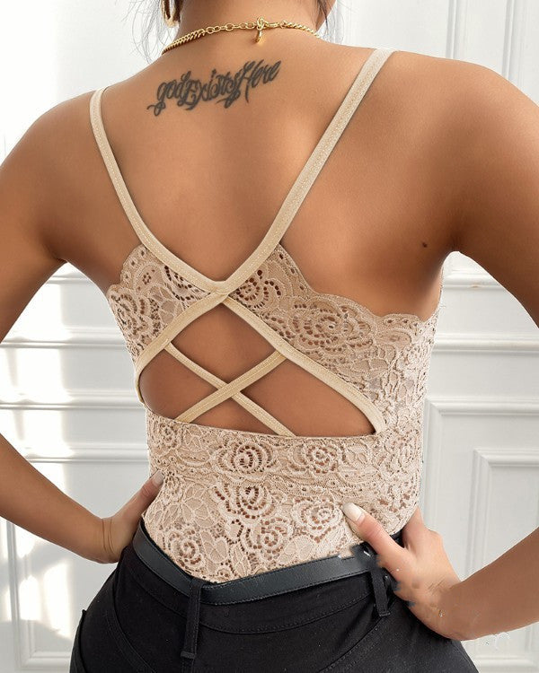 Lace Plus Size Sling Outerwear Vest