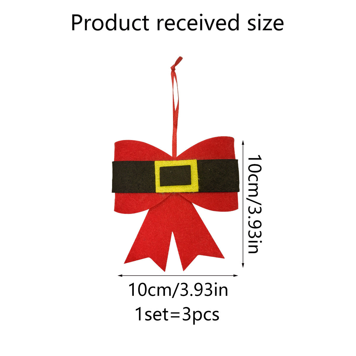 Christmas Bowknot Decorative Gift Decorative Ornaments