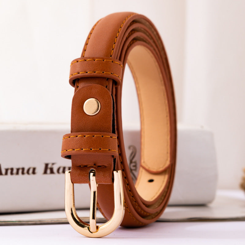 Pin Buckle Women's Student Decoration Skirt Shirt Jeans Strap