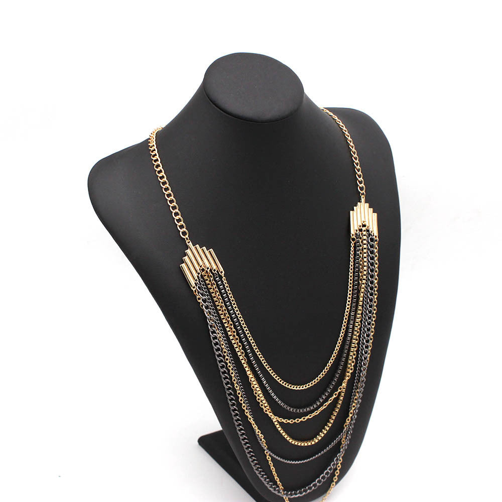 Simple Versatile Multi-layer Necklace Sweater Chain