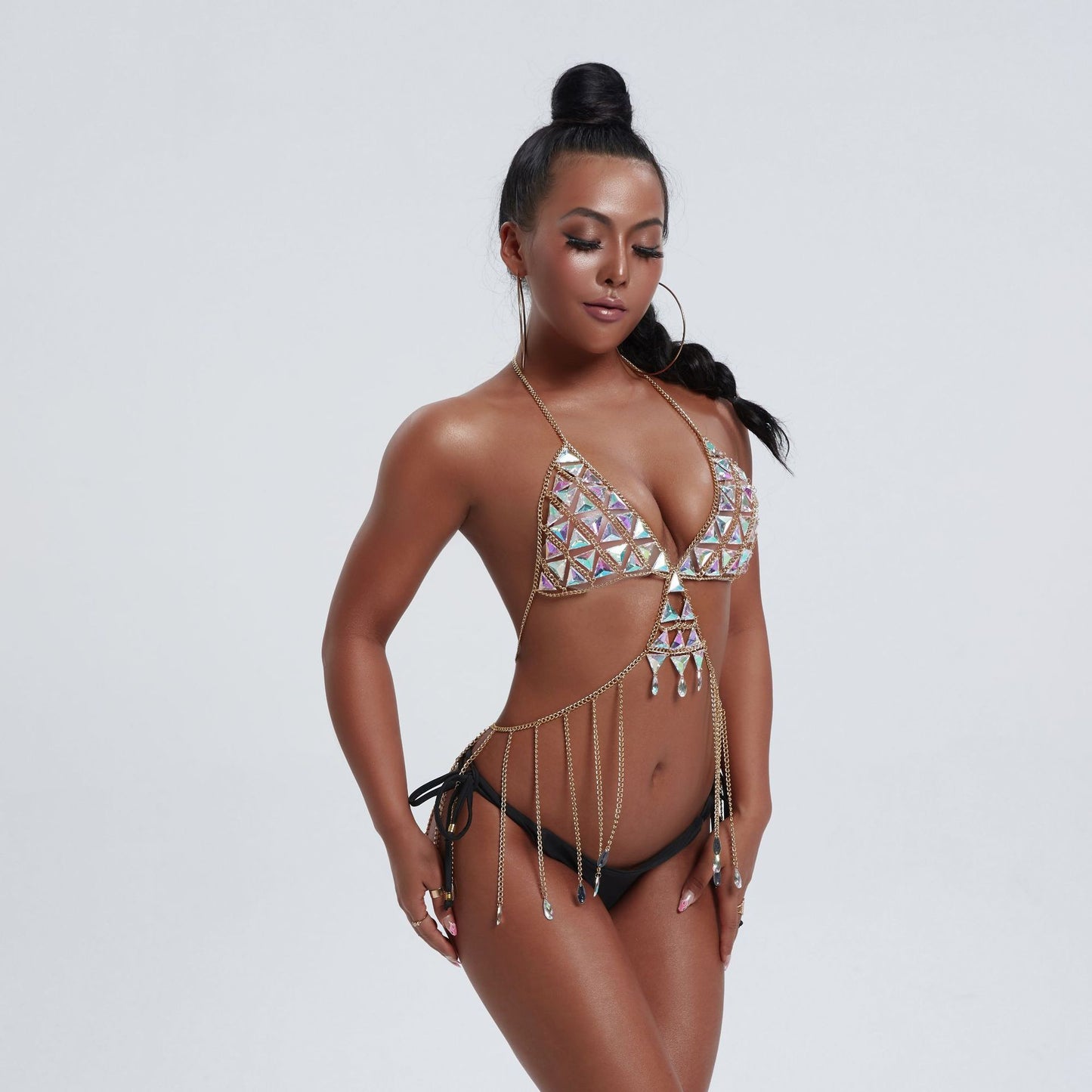 Fashion Acrylic Bra Body Chain