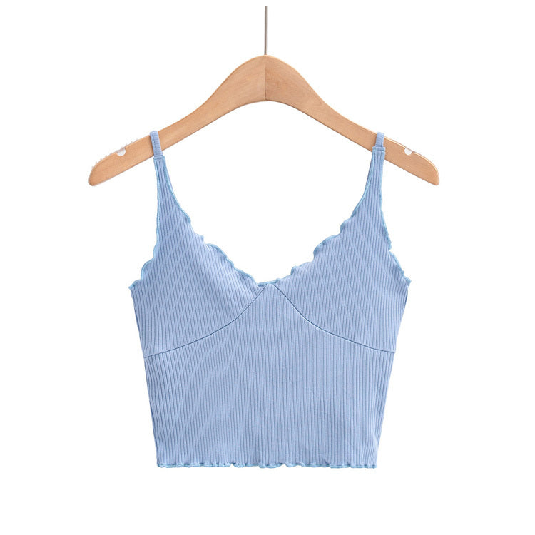 New Slim Fungus Lace Short Thin Camisole