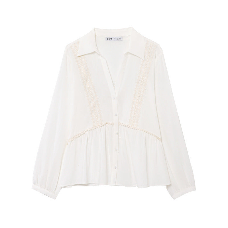 Linen Blended Vacation Style Shirt