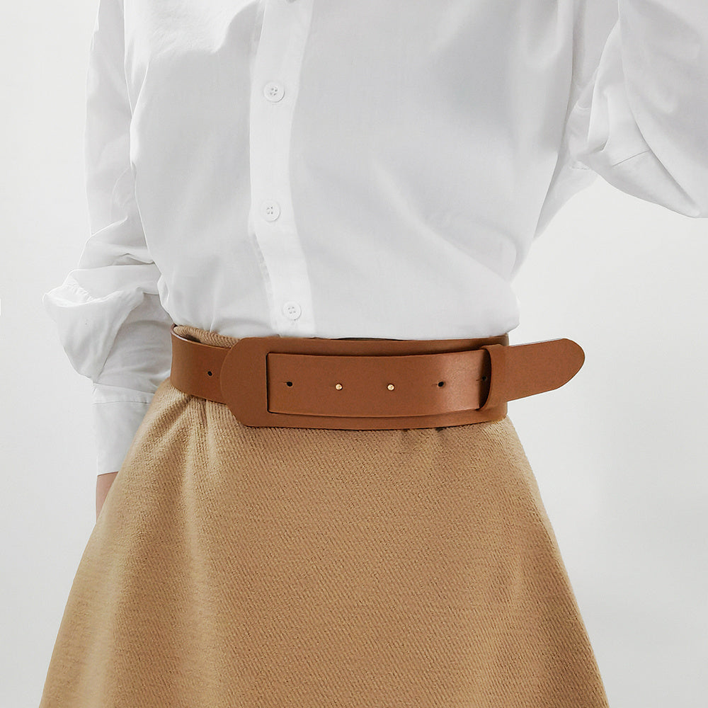 Fashion High Design Sense Wide Waist Wrap Waist Belt Blouse Skirt Coat Slimming Accessories