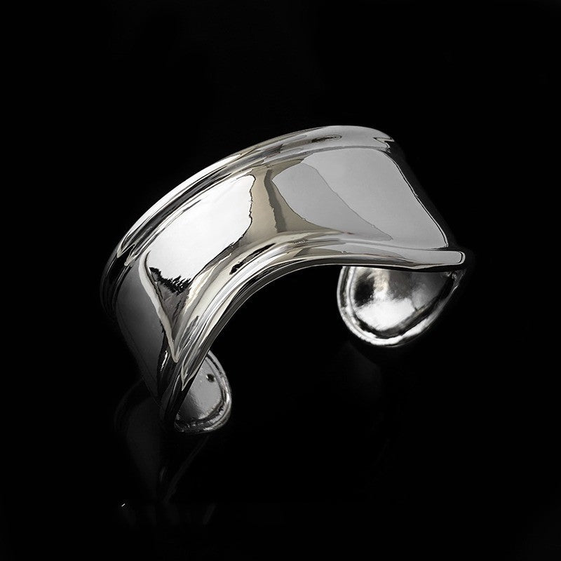Korean Niche Design Wide Open Irregular Bracelet