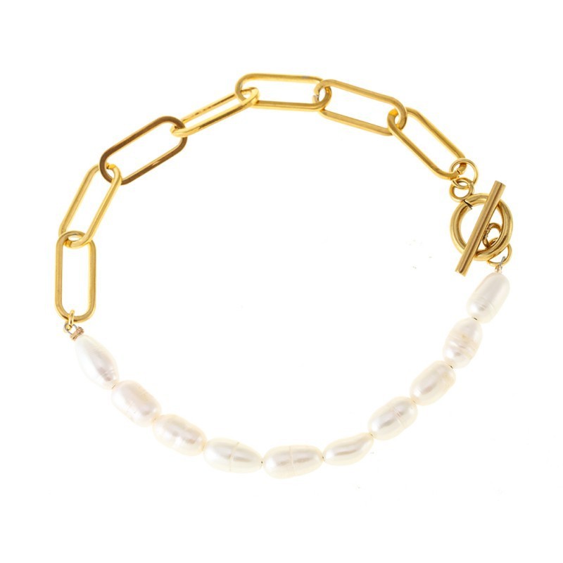 Stainless Steel Chain Stitching Bracelet