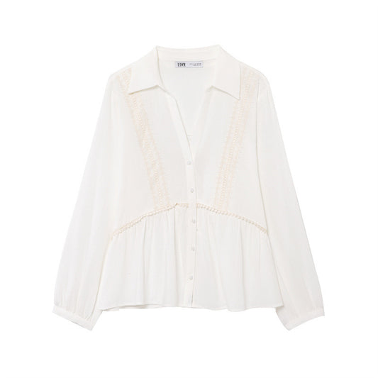 Linen Blended Vacation Style Shirt