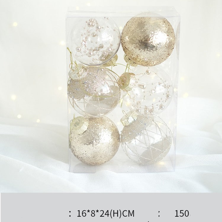 Dreamy Champagne Color Gold Retro Coffee Christmas Ball