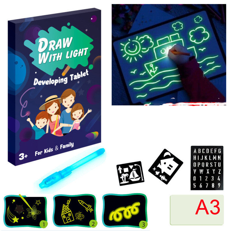 Children's Glowing Graffiti Drawing Board