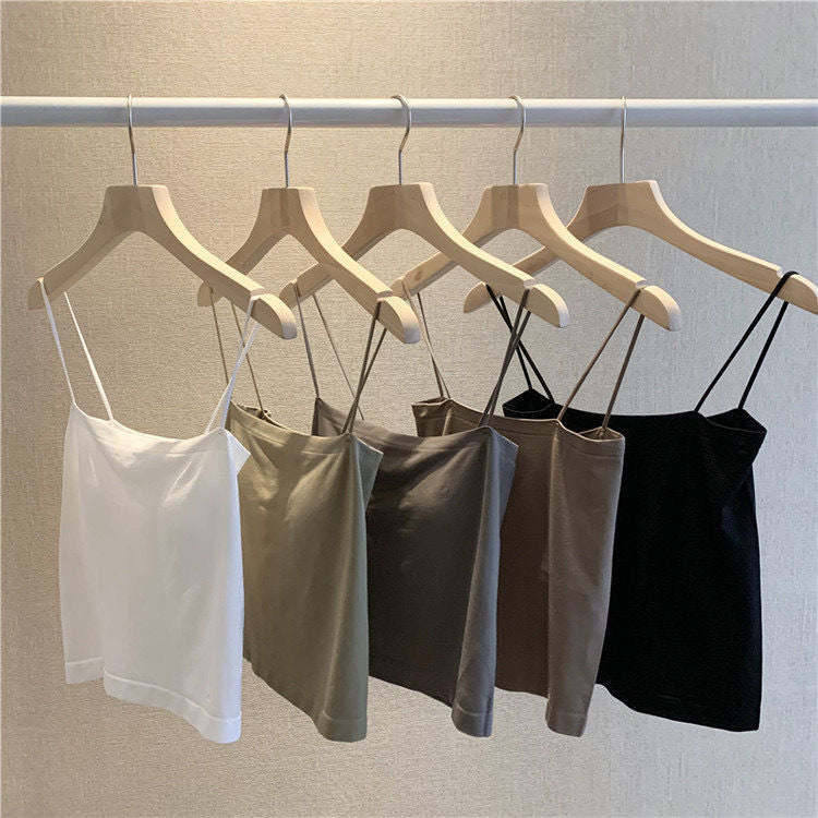 Women's Simple And Versatile Solid Color Camisole
