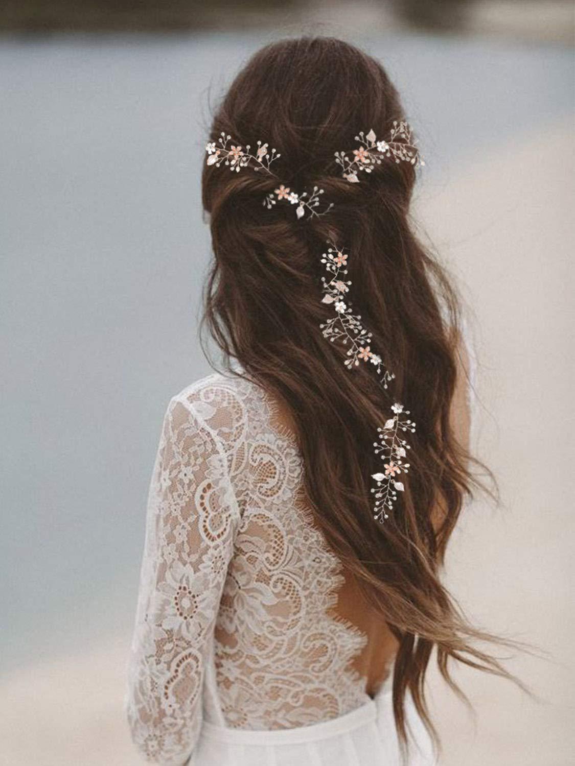 Bridal Headdress Crystal Pearl Hair Band
