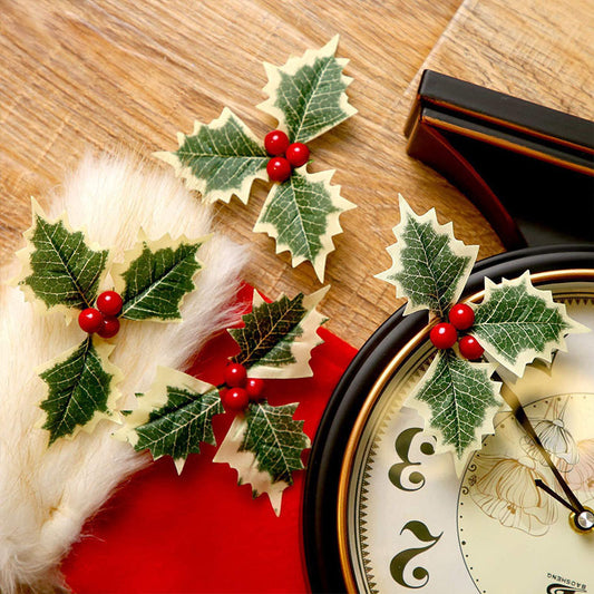 Christmas Leaves Plus Red Fruit Christmas Tree Decorations