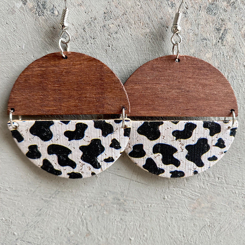 Half Round Ear Fashion Boho Earrings