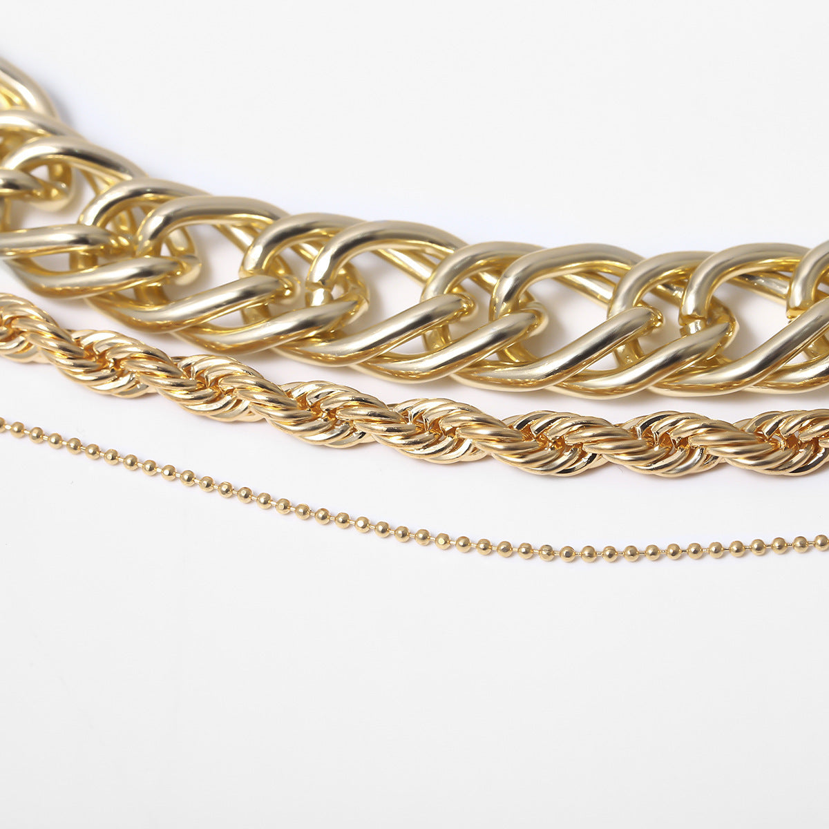 Multi-layer chain mixed sweater chain
