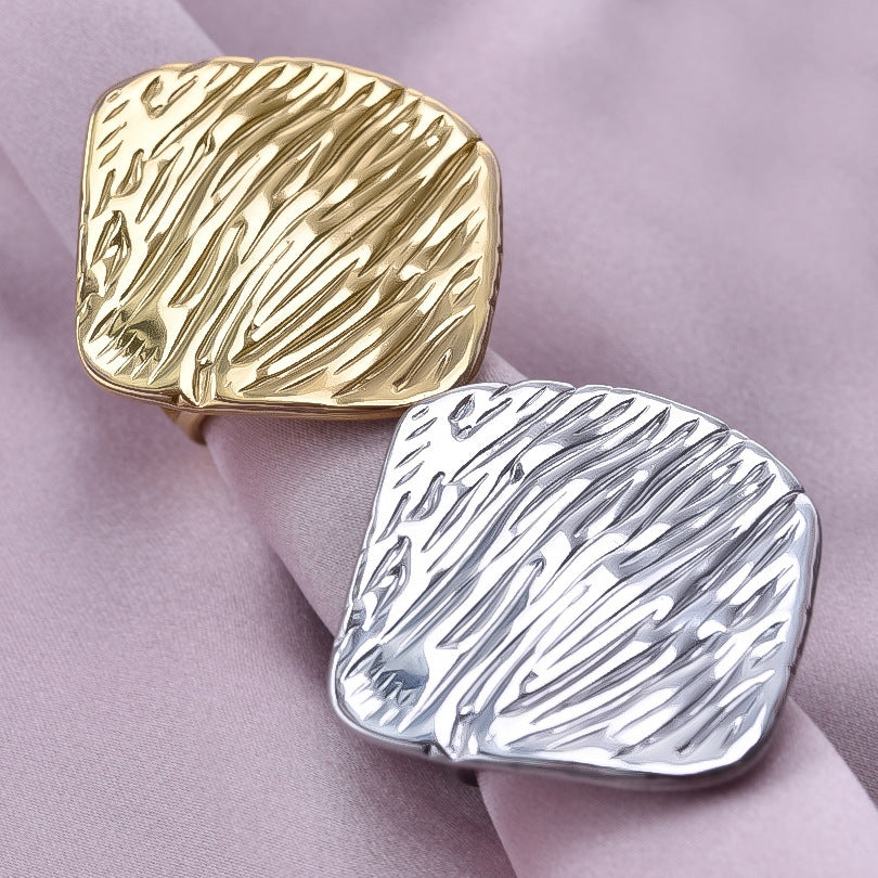 304 Stainless Steel European And American New Ring Women