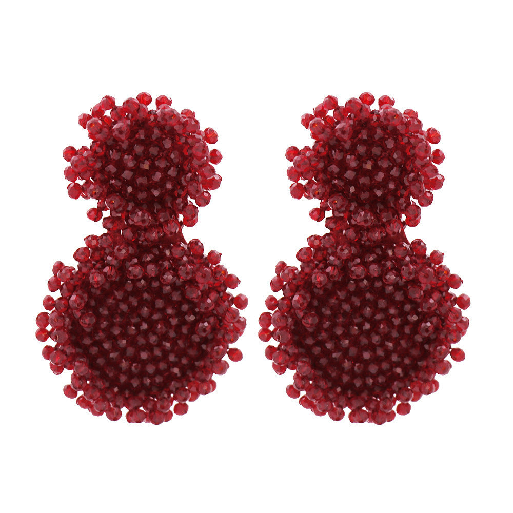 Colorful Rice Beads Boho Ethnic Earrings