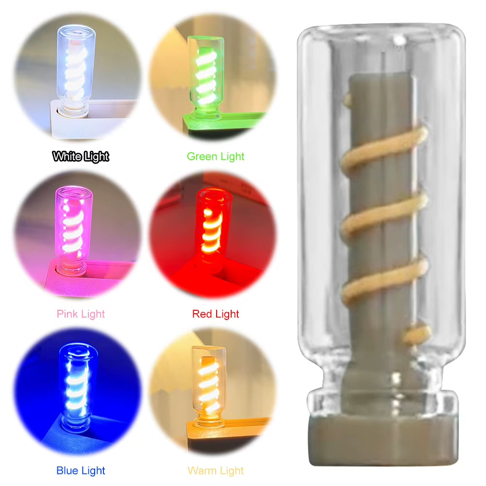 Manual Mechanical Flip Flexible Light Relieve Stress Magnetic Ambient Light Table Night Light Ornament for Indoor Outdoor