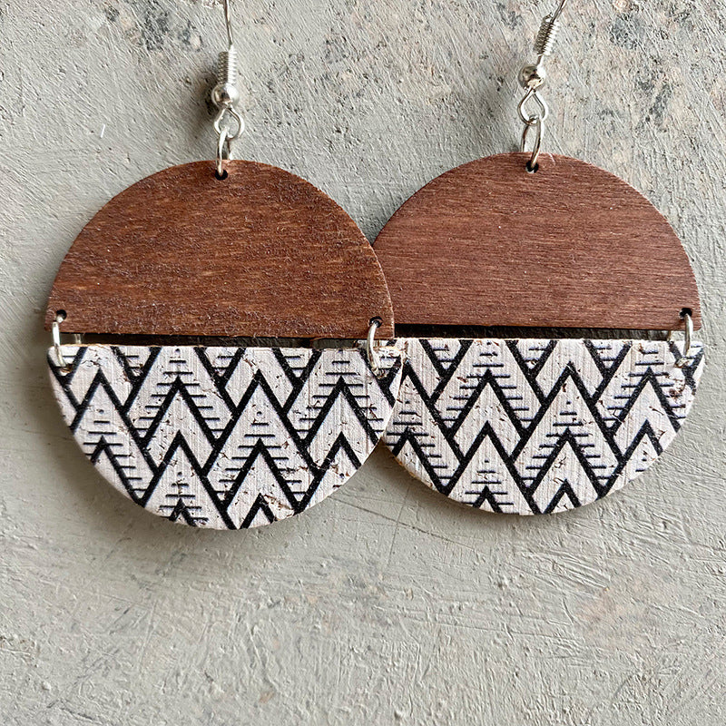 Half Round Ear Fashion Boho Earrings