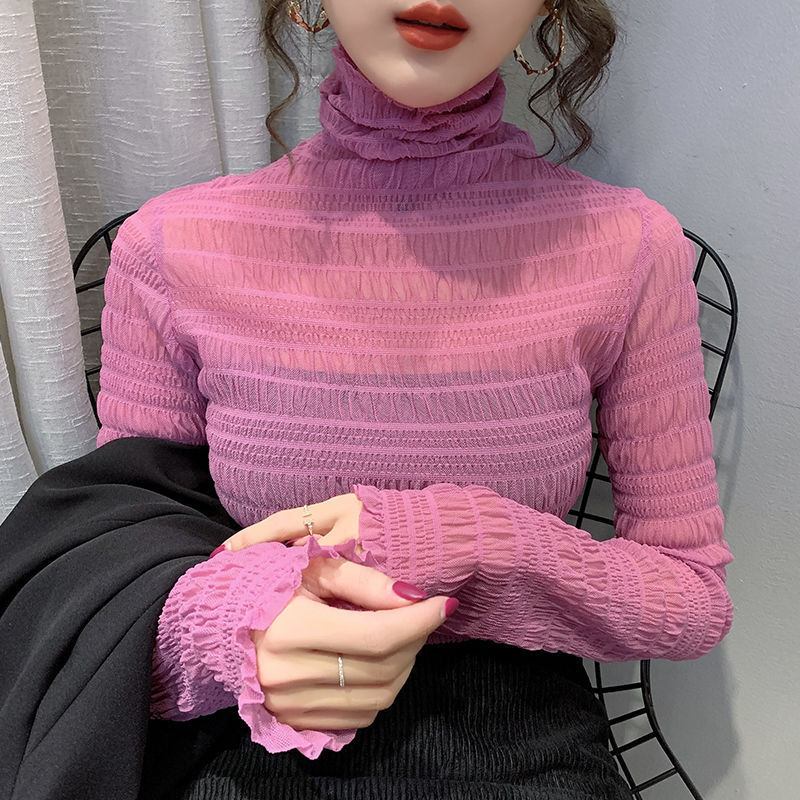 Slim-Fit Stacking And Pile-Up Collar Tops