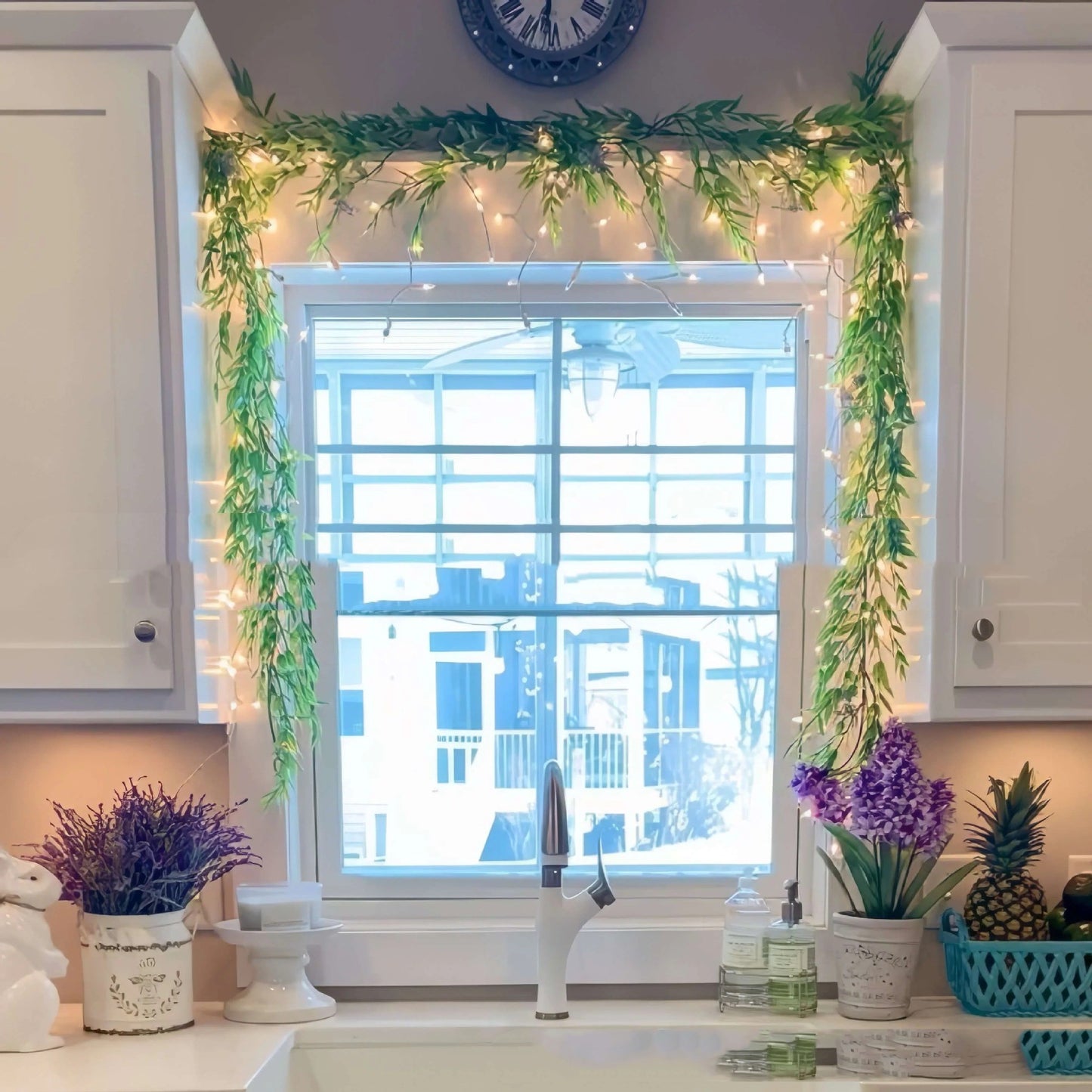 Glitter Charm Valance Window Sill Decoration Garland