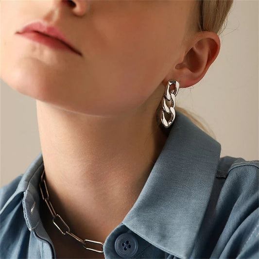 RETRO Geometric Stainless Steel Studs