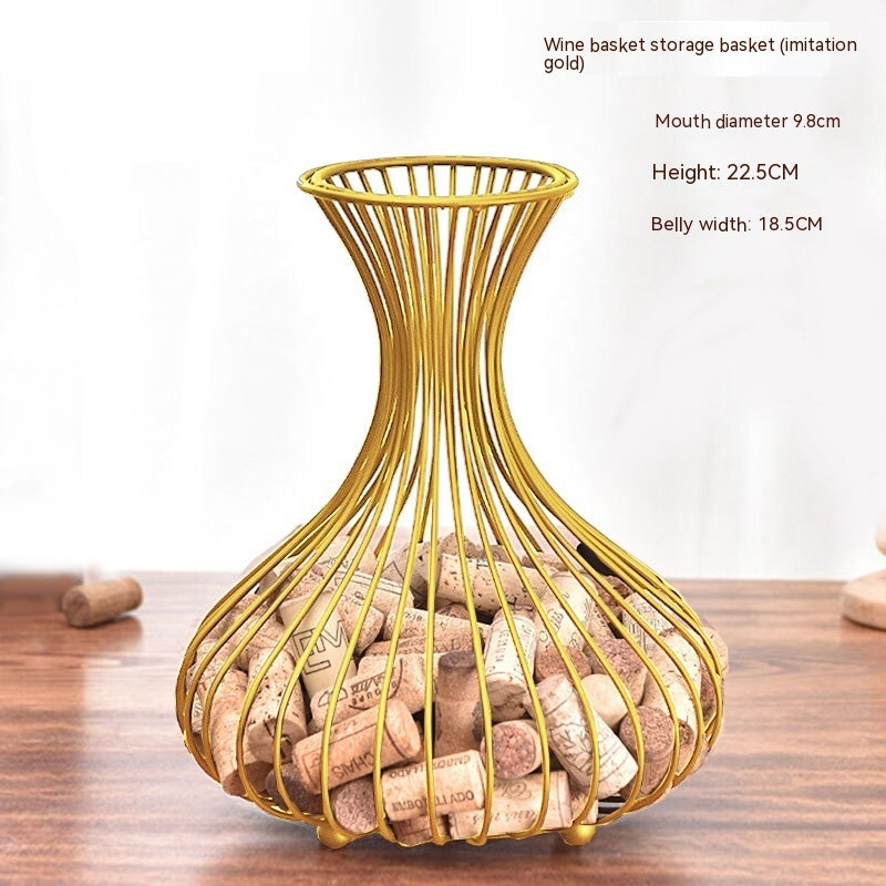 Chain Wine Rack Steel Wire Wine Rack Ornaments