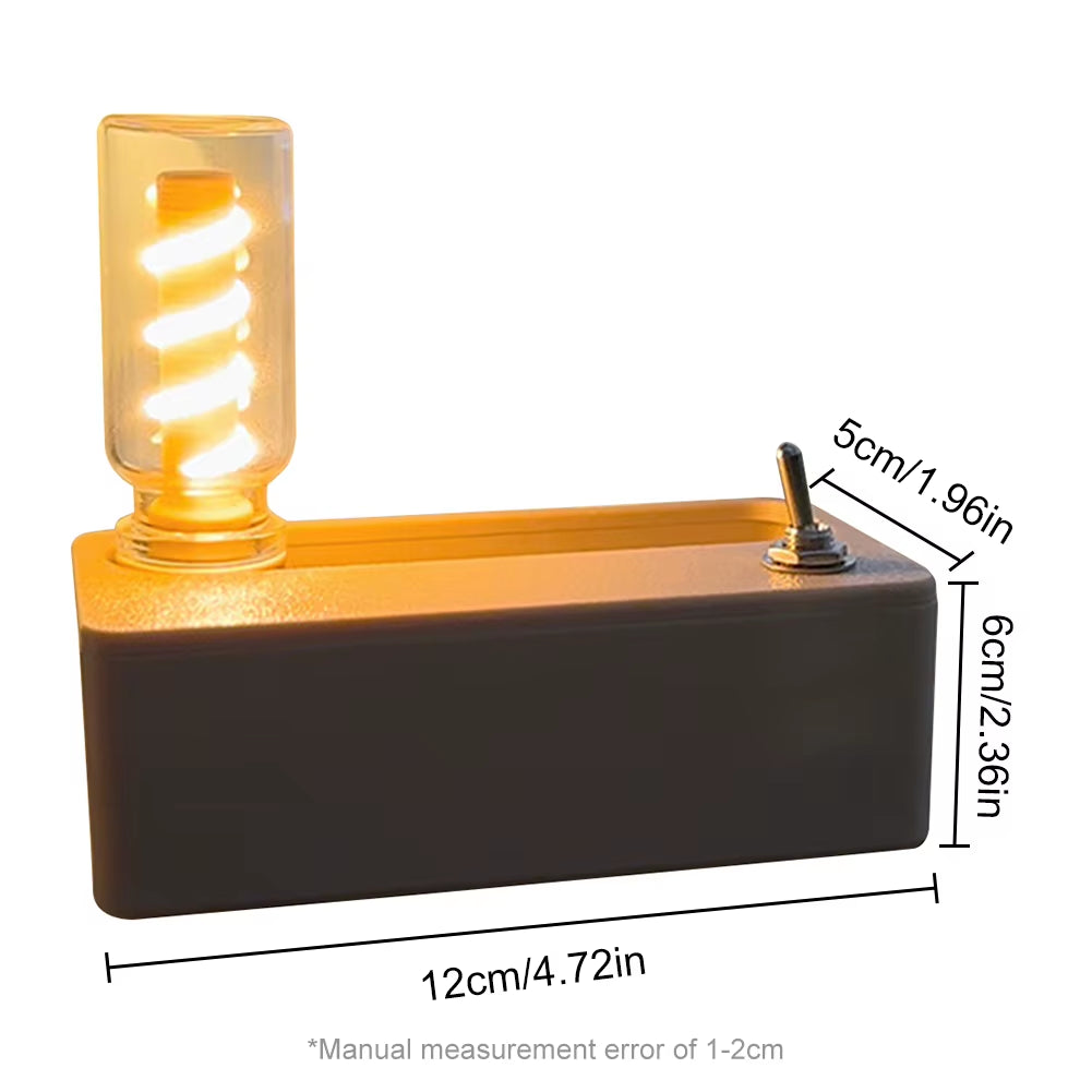 Manual Mechanical Flip Flexible Light Relieve Stress Magnetic Ambient Light Table Night Light Ornament for Indoor Outdoor