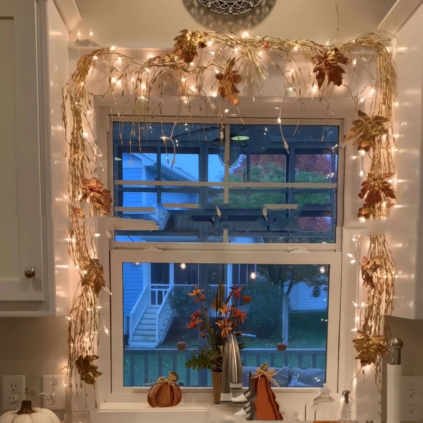 Glitter Charm Valance Window Sill Decoration Garland